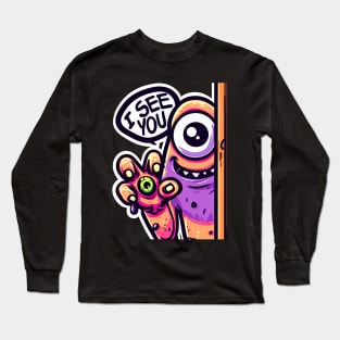 I SEE YOU Monster Long Sleeve T-Shirt